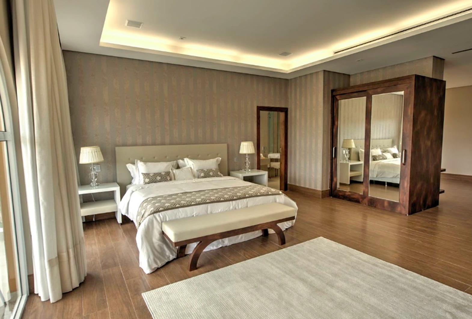 Crystal Vista Jardim: Quarto com cama king