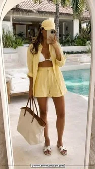 Referência de look para o Welcome Sunset